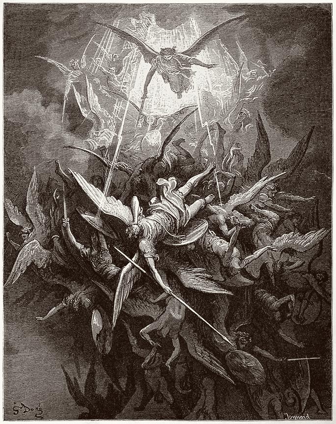 Gustave Doré (6) | Books behind pictures Books Behind Pictures